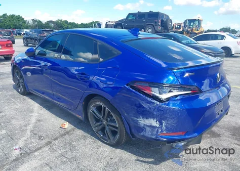 2025 Acura Integra A-Spec из США, поврежденный, VIN 19UDE4H31SA004789